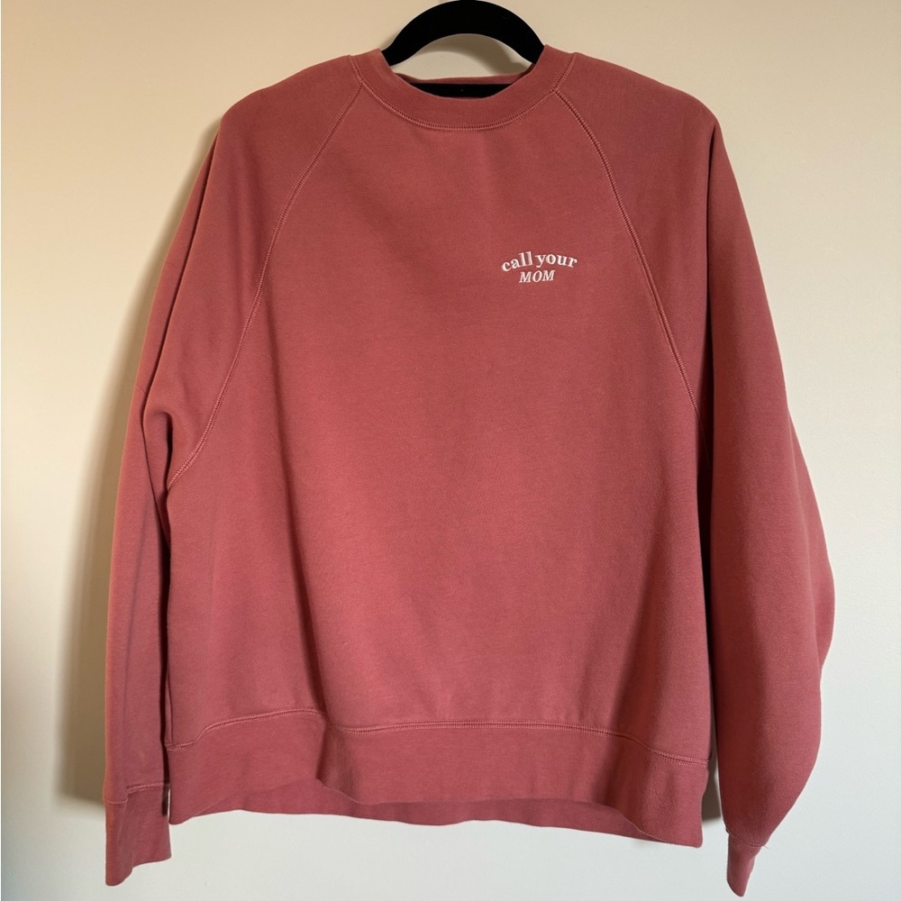 Brunette the Label Call Your Mom crewneck sweatshirt